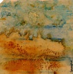 Paysage Ocre & Bleu